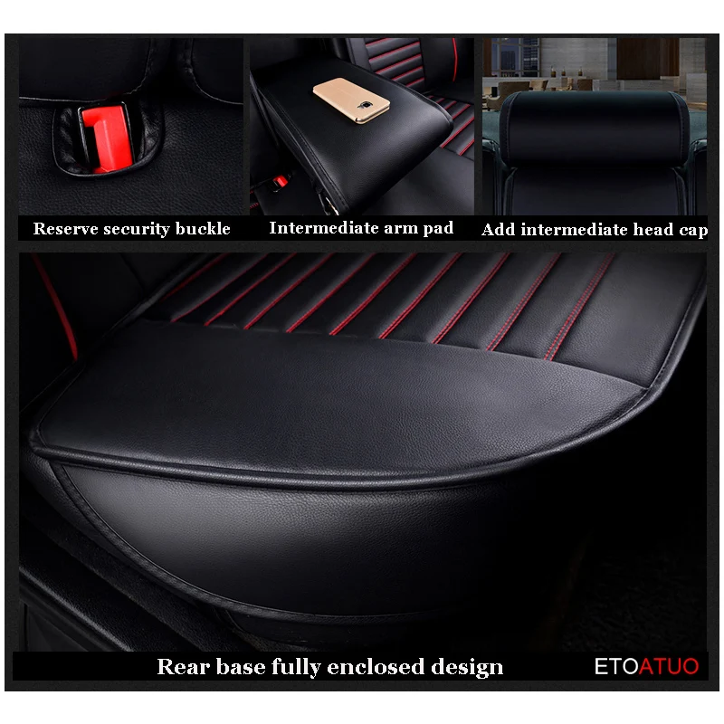 Универсальные кожаные чехлы на автомобильные сиденья для Hyundai solaris ix35 30 25 Elantra MISTRA