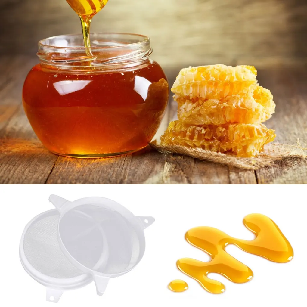 

Nylon Double Layer Adjustable Honey Strainer Filter Sieve Bee Keeping Equipment Beekeeper Tools