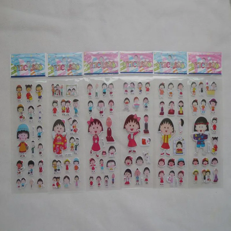 20 шт./компл. новые японские Аниме Chibi Maruko chan ПВХ наклейки для блокнота