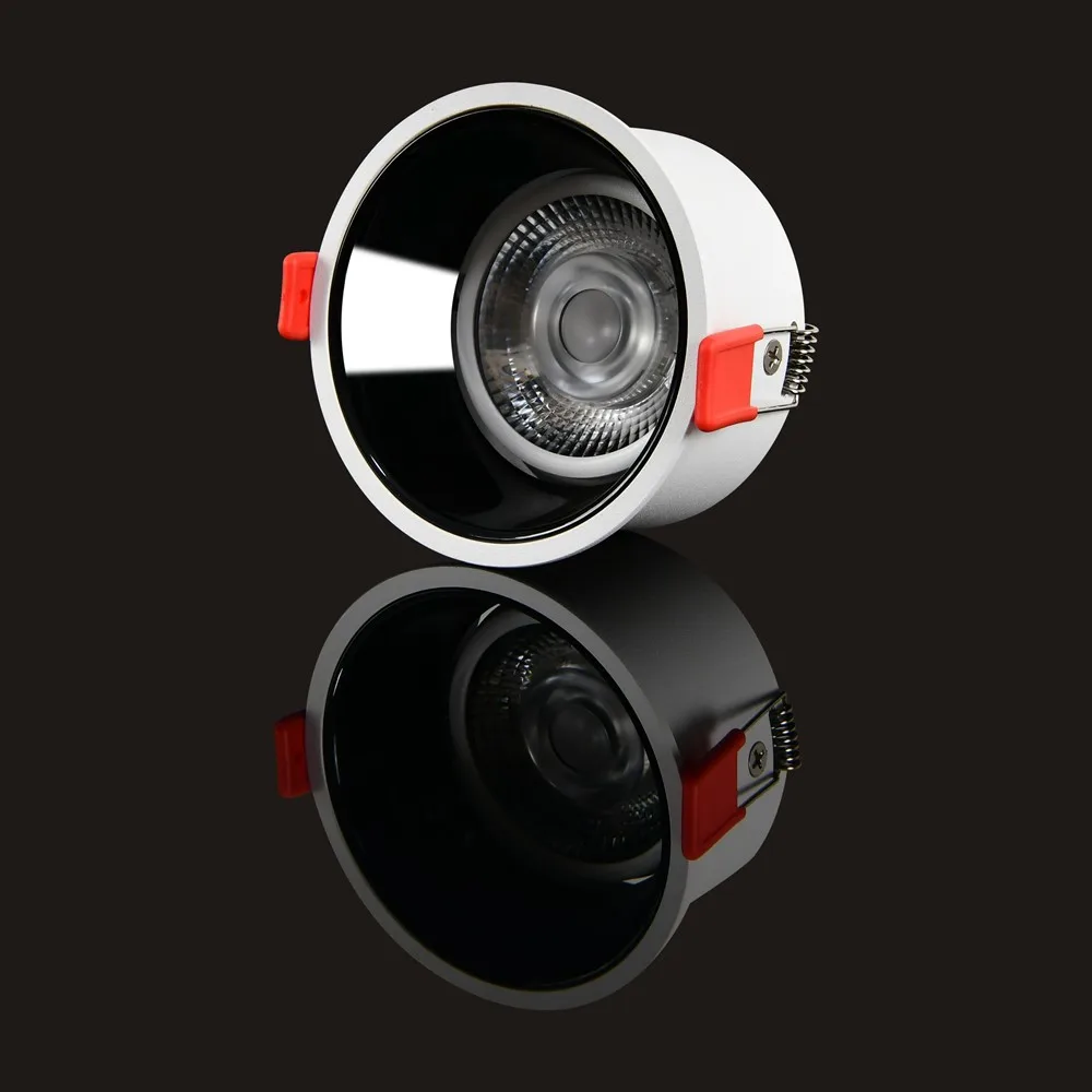Нет бликов светодиодный вниз светильник 220V 110V LED пятно света с регулируемой