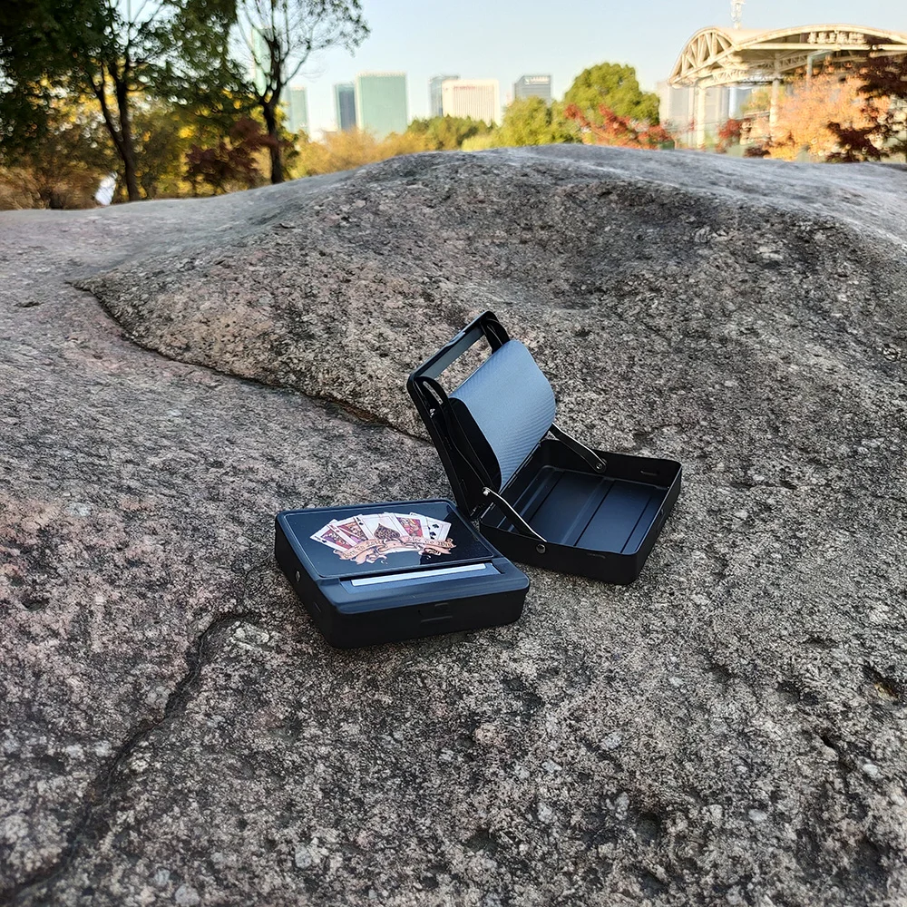 HORNET металлический чехол для хранения сигарет прокатки машины 70 мм рулонной