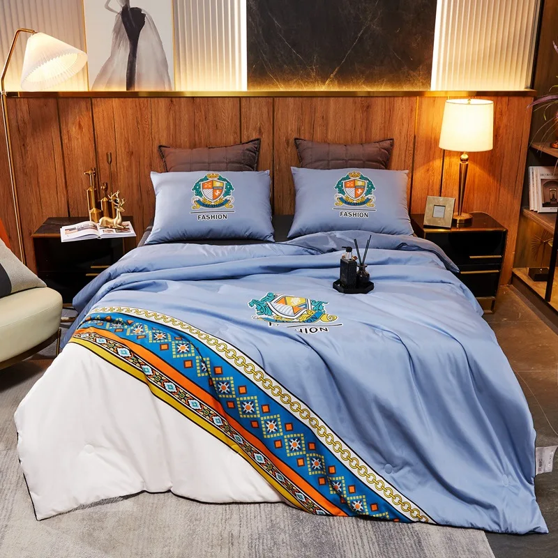 للبيع الصيف حصيرة لحاف الجليد حصيرة بطانية 3 قطعة الصيف الجليد الحرير حصيرة آلة قابل للغسل تكييف الهواء لحاف مفرش مبطن الفاخرة