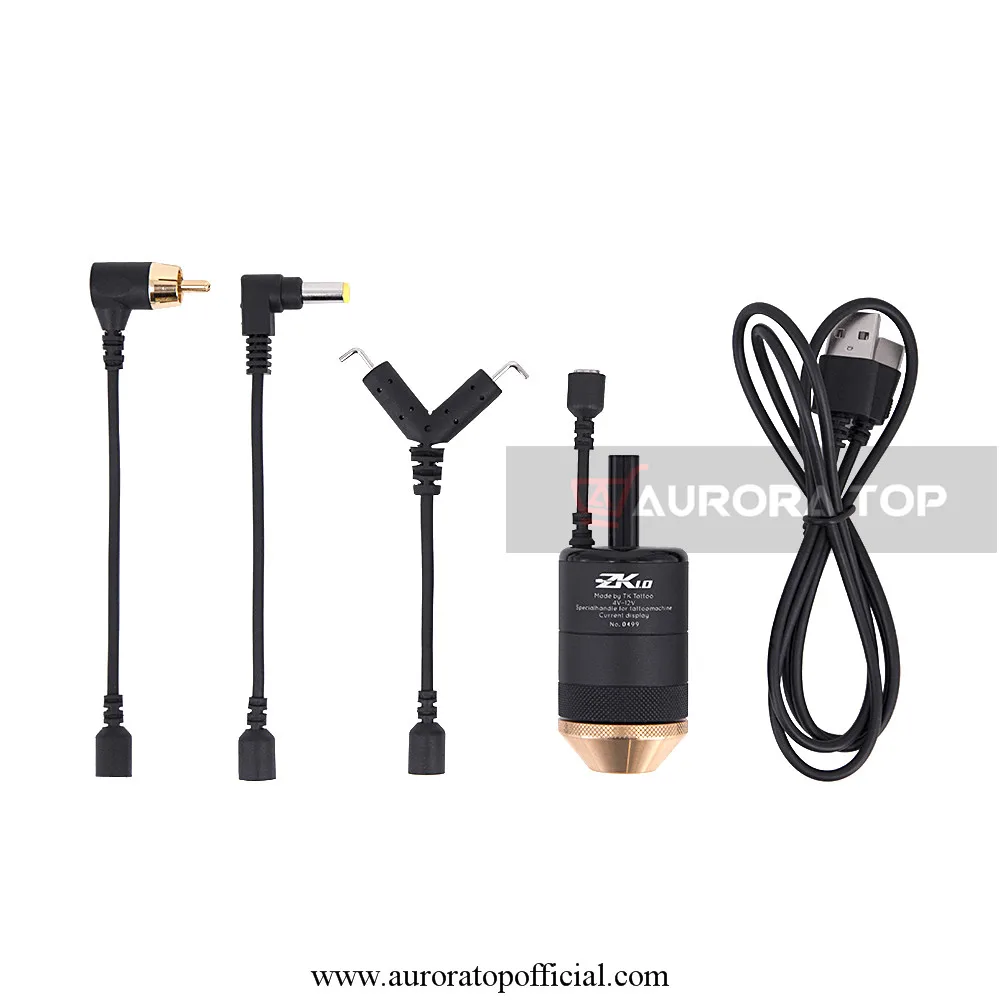 AURORATOP Высококачественная Беспроводная Машинка для татуировки с аккумулятором