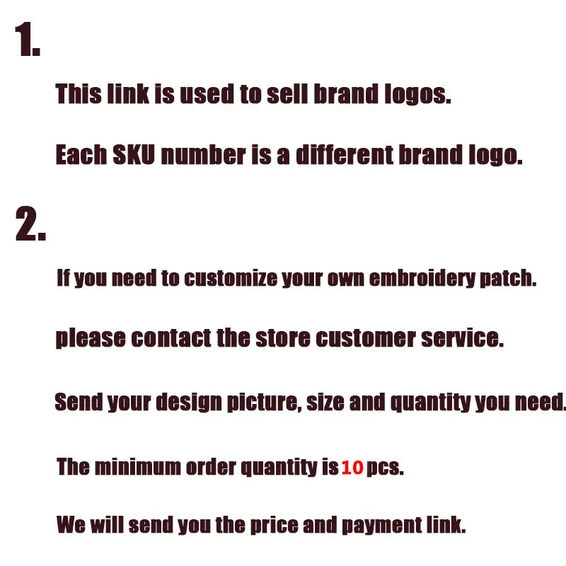 

DIY Custom Brand LOGO Transfer For Clothes Iron On Transfers For T-shirt Heat Transfer Vinyl Sticker Thermal Transfers Applique