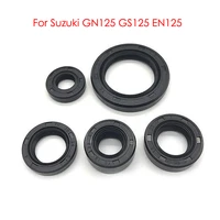 e381 full engine oil seal for gs125 gn125 en125 shift lever small sprocket clutch actuating rod fork oil seal nbr 5 pcs set
