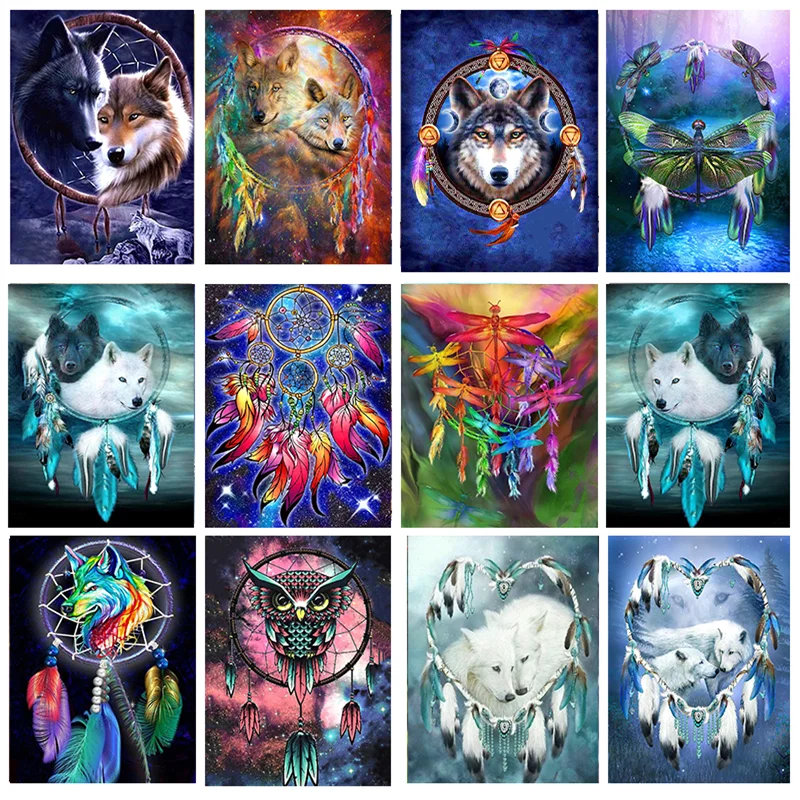 Набор для алмазной вышивки Ловец снов 5D