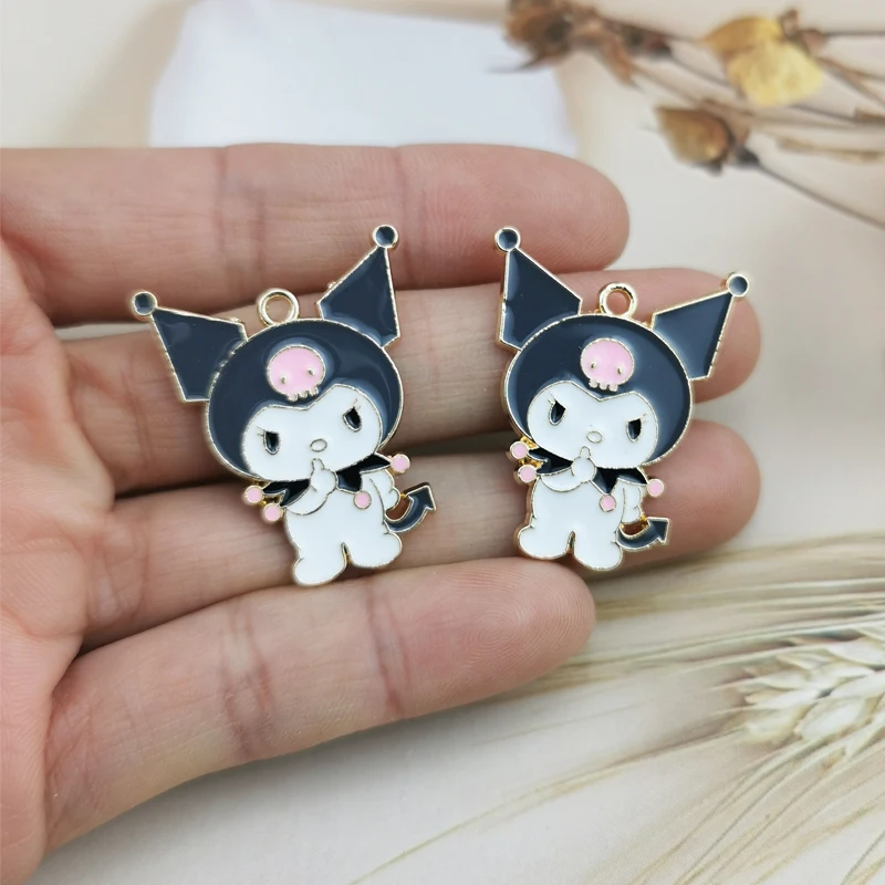 

MuhNa 10pcs Cartoon Enamel Charms Alloy Jewelry DIY Accessories Game Characters Pendants Earring Floating YZ690