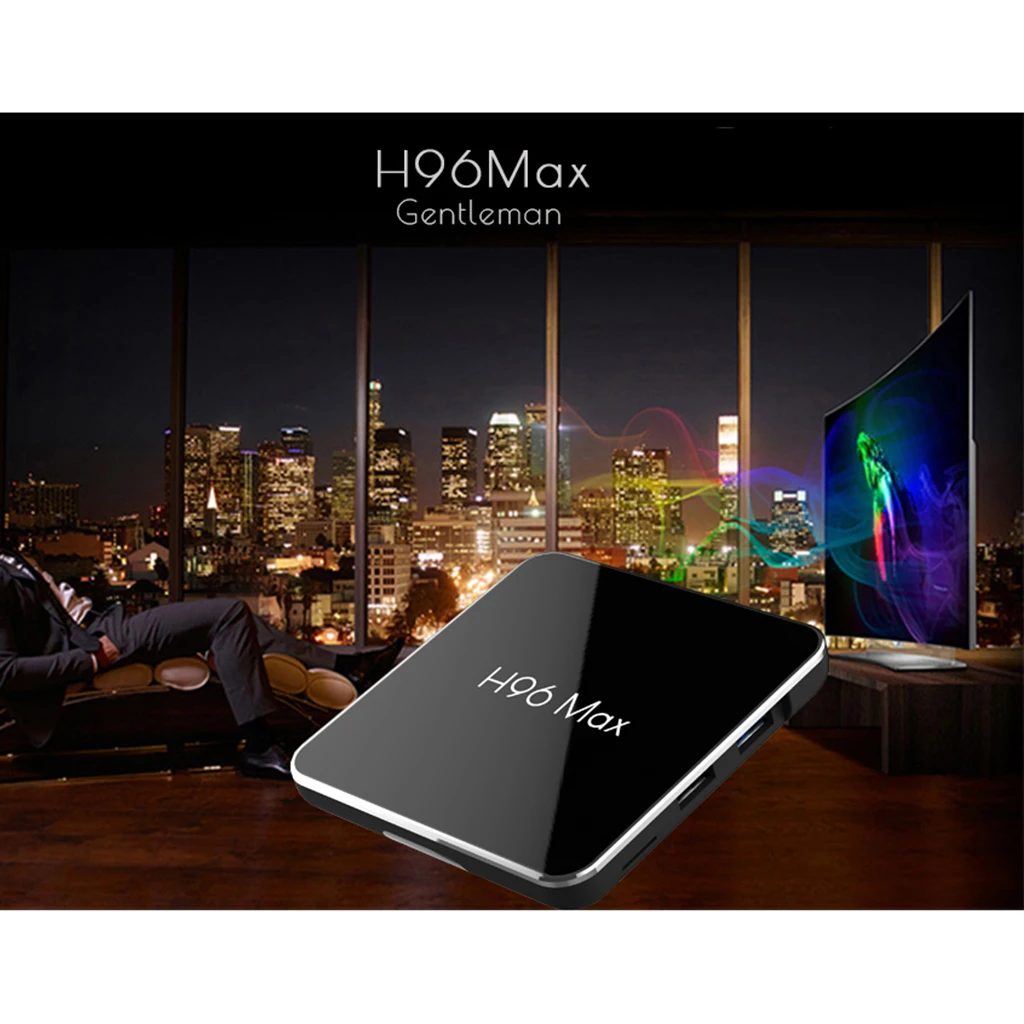 Приставка Смарт ТВ H96 MAX X2 4 ГБ 32 S905X2 1080P H.265 4K Google AU|ТВ-приставки и медиаплееры| |
