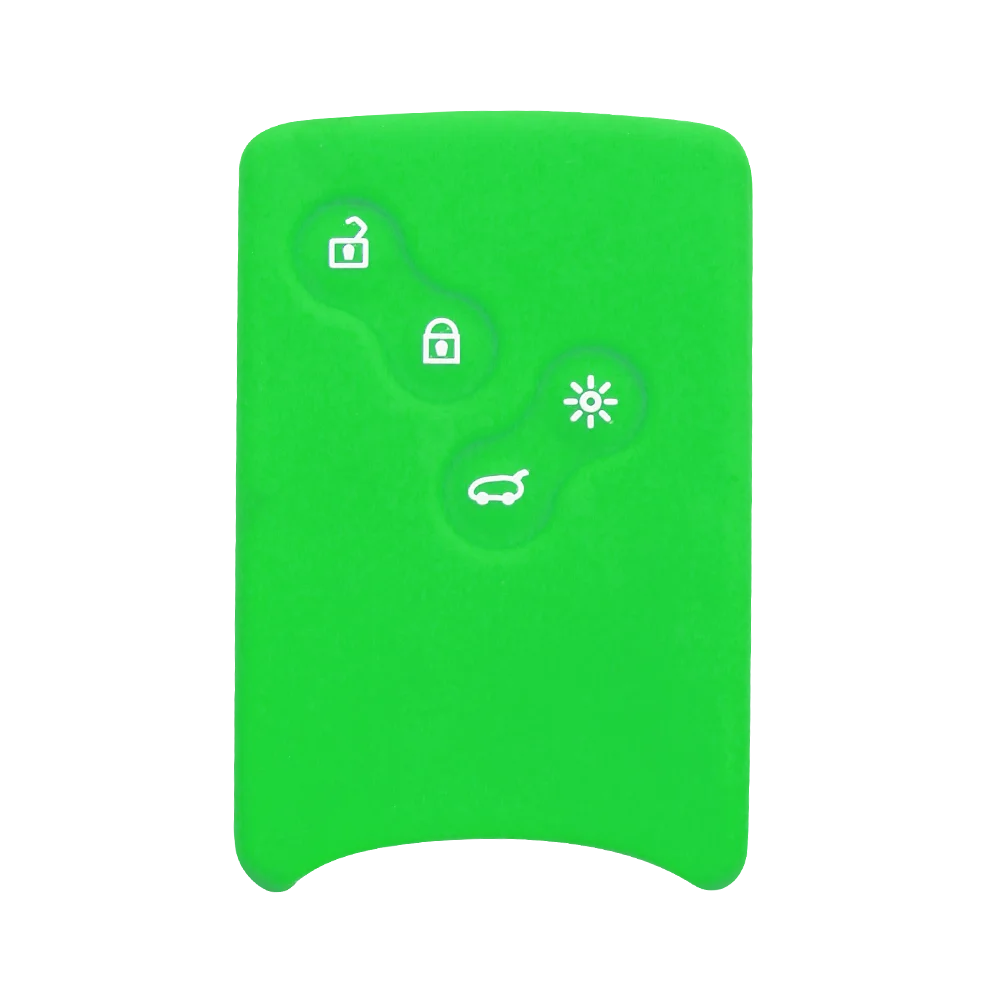 KEYYOU 4 кнопки силиконовая резиновая оболочка для автомобиля Renault Clio Logan Megane 2 3 Koleos
