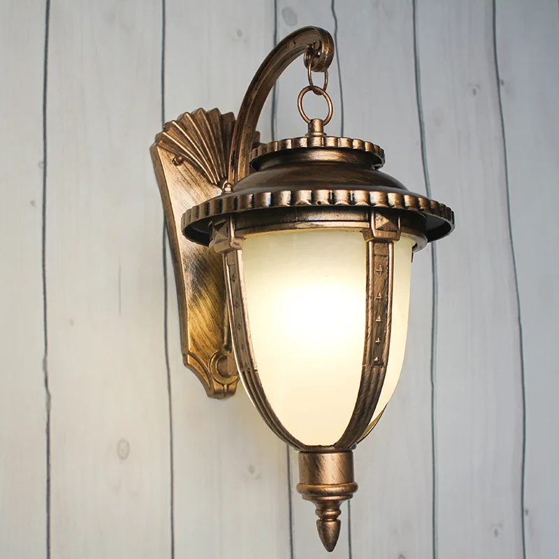 

Retro waterproof outdoor wall lamp outdoor corridor courtyard stairs terrace balcony lamp creative aisle lamp MJ1022