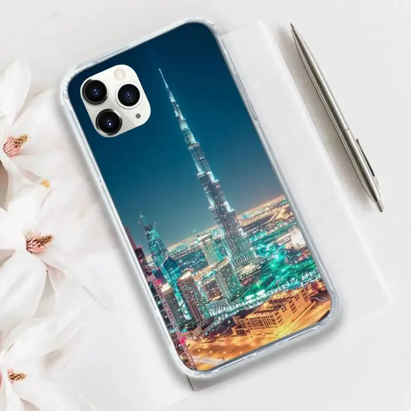 

New York City Phone Case Transparent for iPhone 11 12 mini pro XS MAX 8 7 6 6S Plus X 5S SE 2020 XR