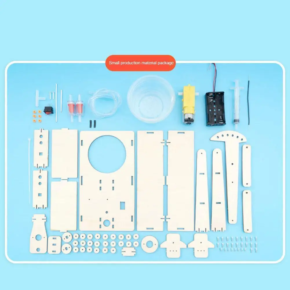 

Montessori Technology Pumping Unit DIY Toys Childrens Hand Made Toy Home Fun Experiment School Kits Educational Gift Science Sup