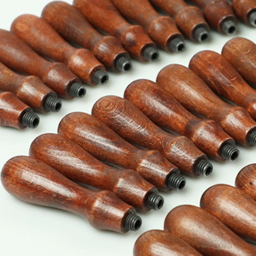 European Style Vintage Stamp Handle Wooden Wood Hand Grip Wax Seal Art Craft Rosewood Stationery Office Sealing Tool | Дом и сад