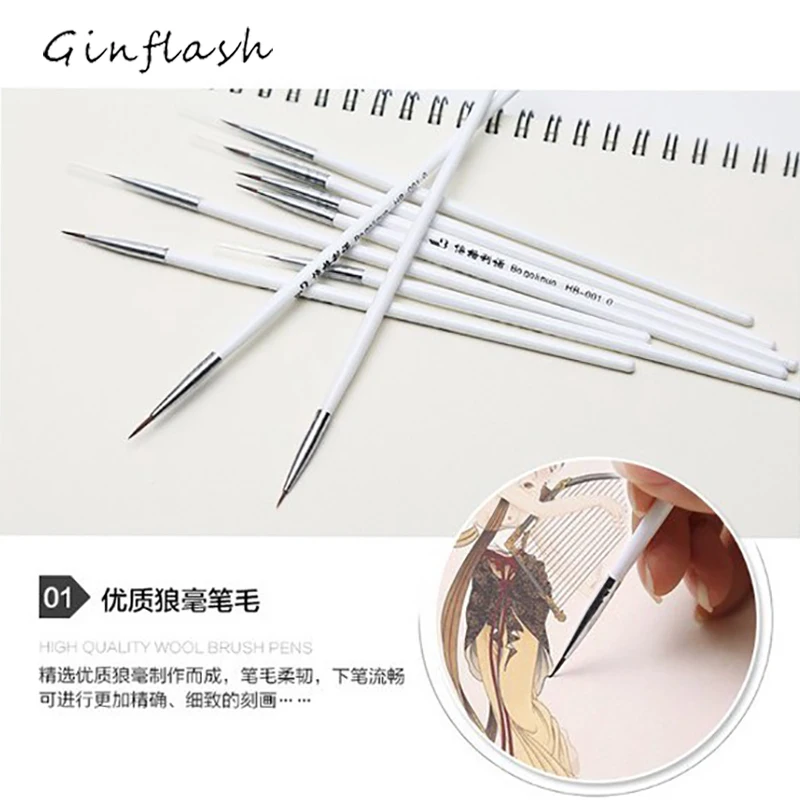 3 шт. кисти для рисования акварелью и маслом | Канцтовары офиса дома