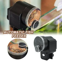 2021 new automatic fish feeder electronic timer for aquarium tank fish food dispenser auto pet feeders 1224 hours feeding