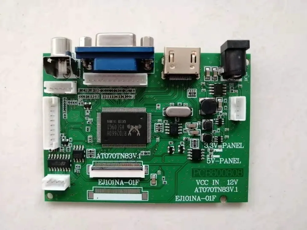 Плата драйвера ЖК-контроллера для AUTOBOSS V30 5 6 дюйма AT056TN53 V.1 HDMI VGA 2AV панель монитора |
