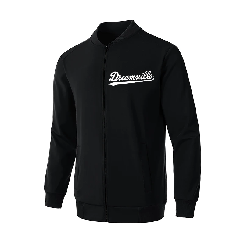 

Dreamville Jackets Men Women V-Neck Zipper Tracksuits Bomber Jacket Sports Casual Streetwear Coat Outerwear Unisex