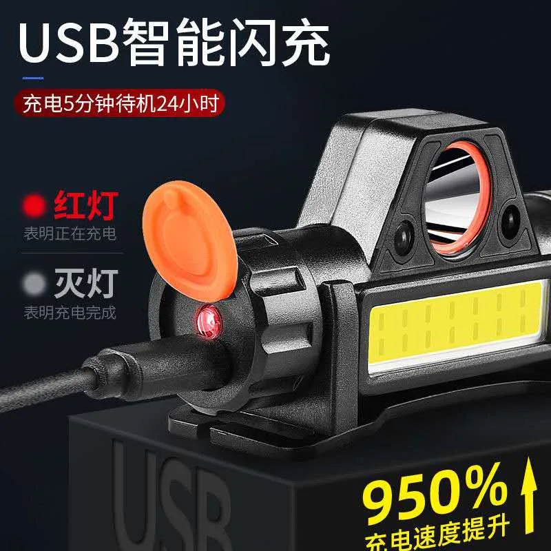 

Налобный фонарь с зарядкой от USB фонарик мощный магнит кемпинговый фонарь светодиодный фонарь уличный фонарь для рыбалки