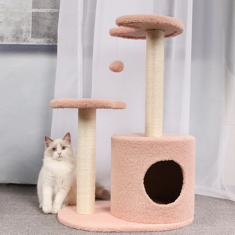 

Cat Climbing Frame Can Be Used In All Seasons Cat Nest Cat Tree Pet Cat Nest Cat Toy Sisal Cat Platform