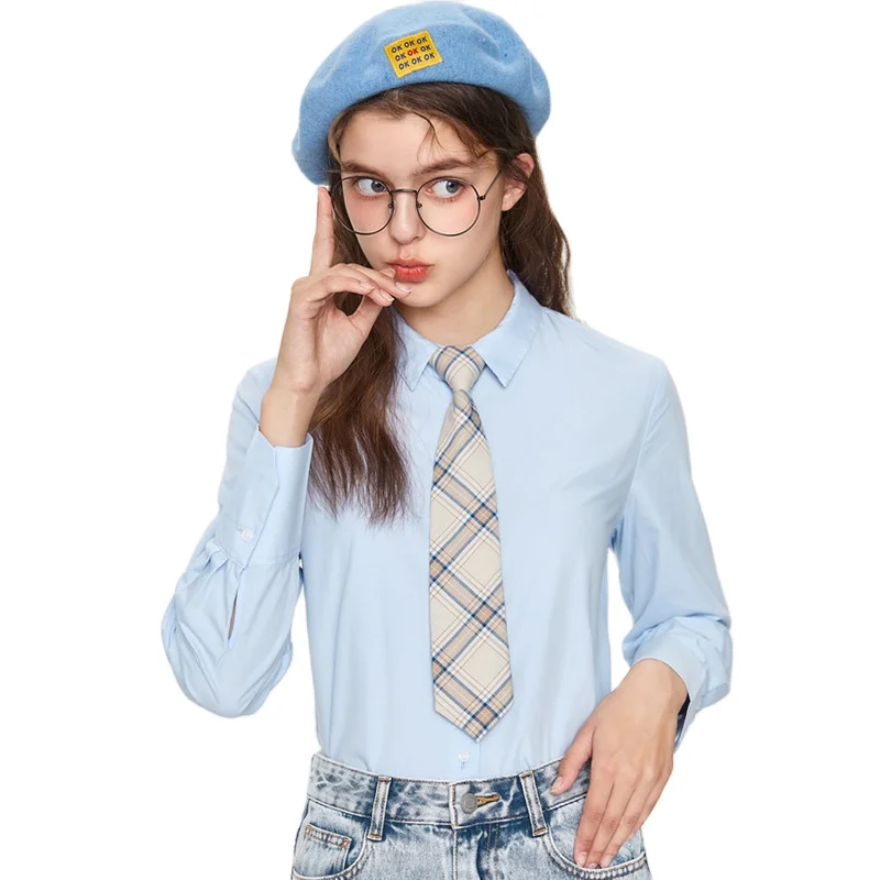 SEMIR хлопковая блуза с длинным рукавом для женщин 2020 Весенняя Новинка простой