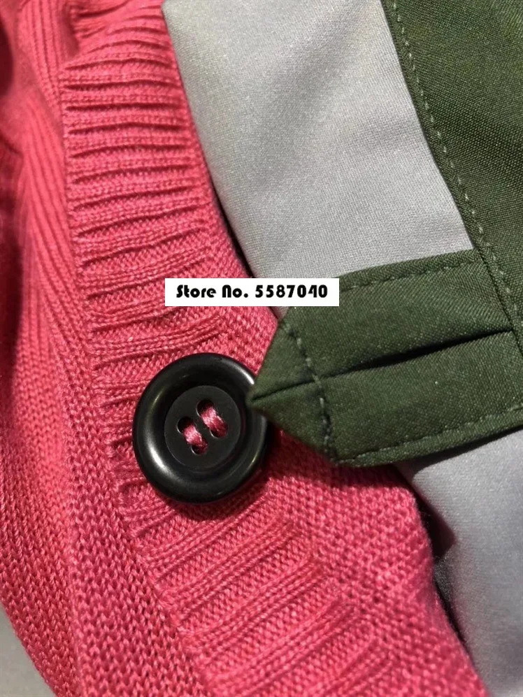 

Contrast Women Trench Color Windproof Waterproof Straight Hooded Mid-length Trench Coat Autumn Coat