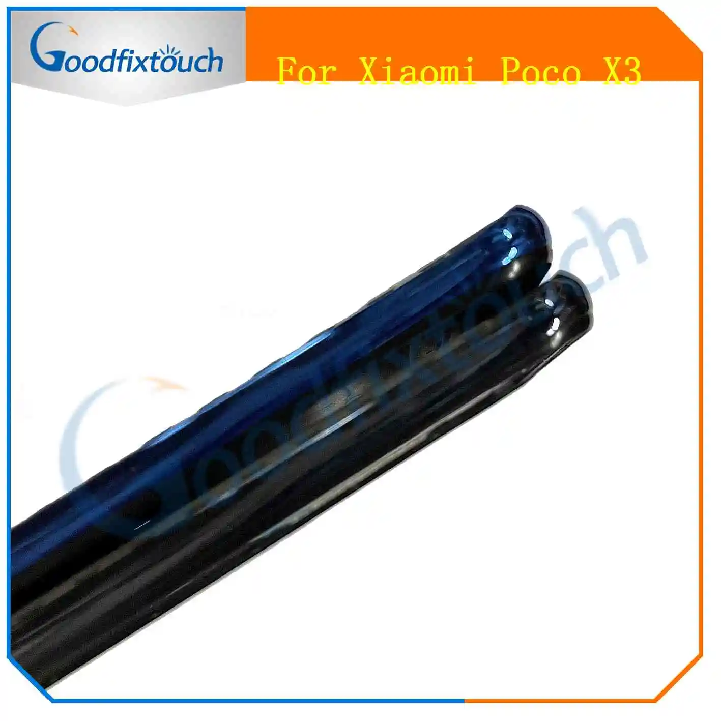 Крышка батарейного отсека для Xiaomi Poco X3 NFC Задняя стеклянная крышка корпуса задняя