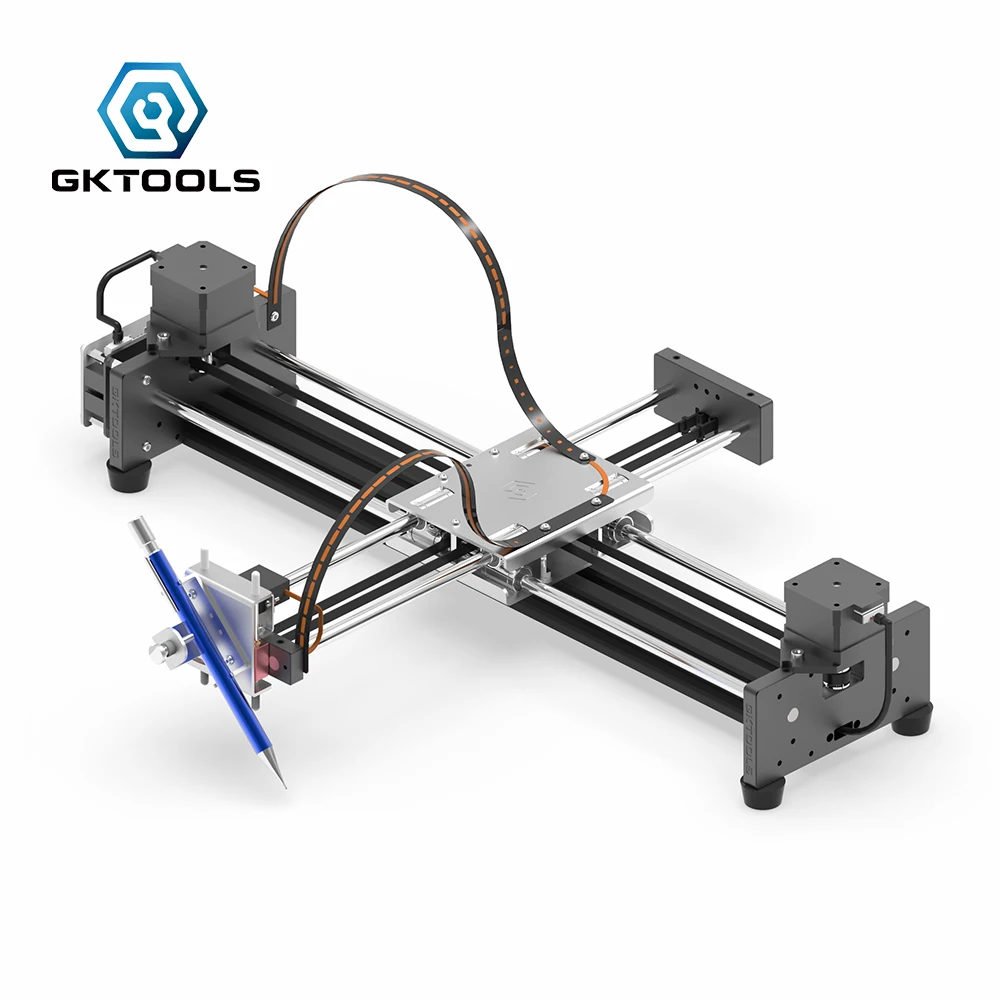 GKDraw X3 Pro 2 в 1 координатный плоттер для рисования 5500 МВт гравировальный станок с ЧПУ комплект деревообрабатывающий фрезерный станок 2500 мвт 500 МВт надпись робот лазерная гравировка