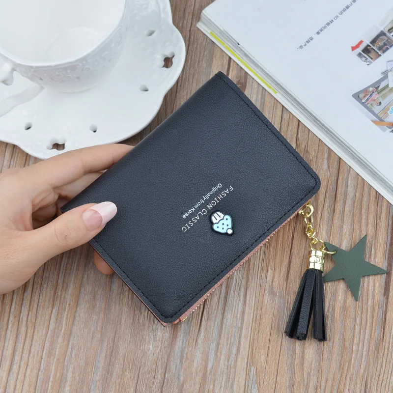 Женские маленькие кошельки новый дизайн Дамский милый зажим для денег в форме