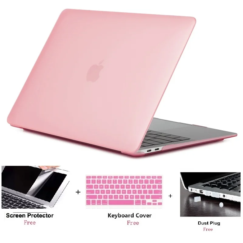 4 в 1 матовый чехол для ноутбука + клавиатуры пленка экрана пылезащитный Apple Macbook Air