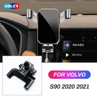 Автомобильный мобильный телефон держатель для Volvo S90 2020 2021, устанавливаемое на вентиляционное отверстие в салоне автомобиля подставка для смартфона GPS крепление с зажимом, стойка для планшета навигатора, аксессуары