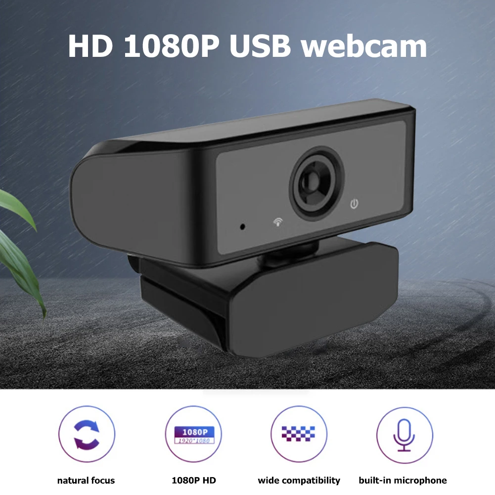 

USB драйвер Бесплатная веб-камера 1080P HD веб-камера с микрофоном для Windows PC Android TV широкоформатный видео рабочий дом аксессуары