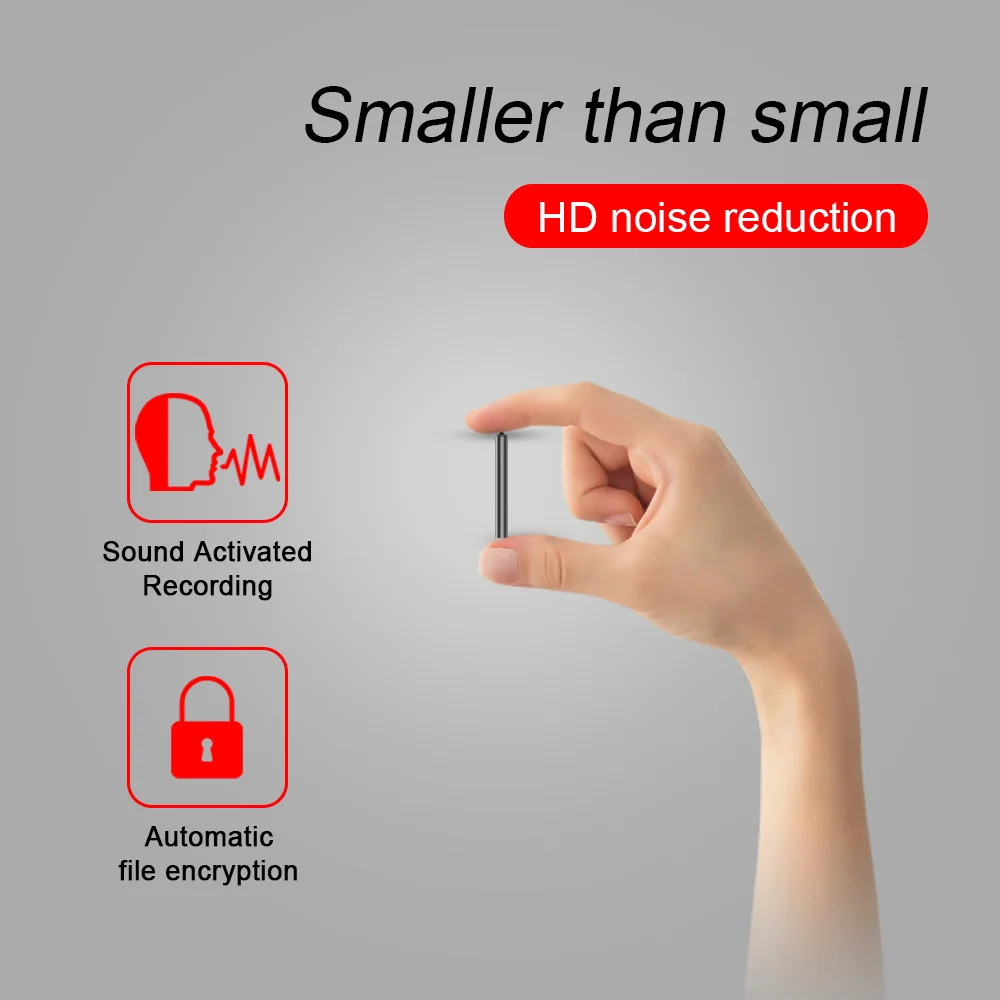 

voice recorder mini activated recording dictaphone micro audio sound digital small professional USB flash secret record