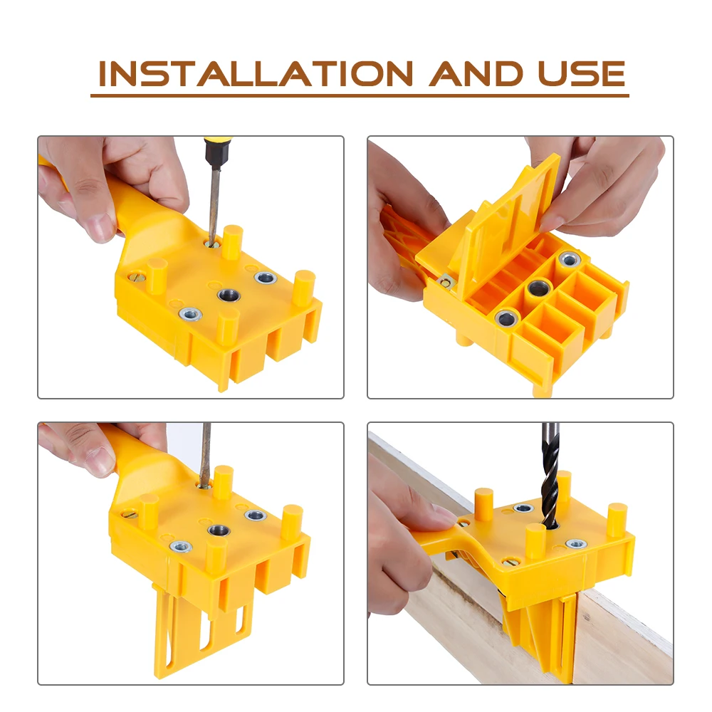 1 комплект ручной деревообрабатывающий направляющий инструмент для сверления
