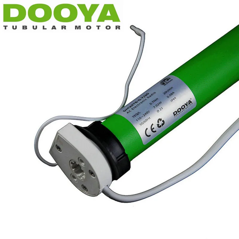 Оригинальный трубчатый двигатель DOOYA DM25TE 100-240 В с установочными кронштейнами