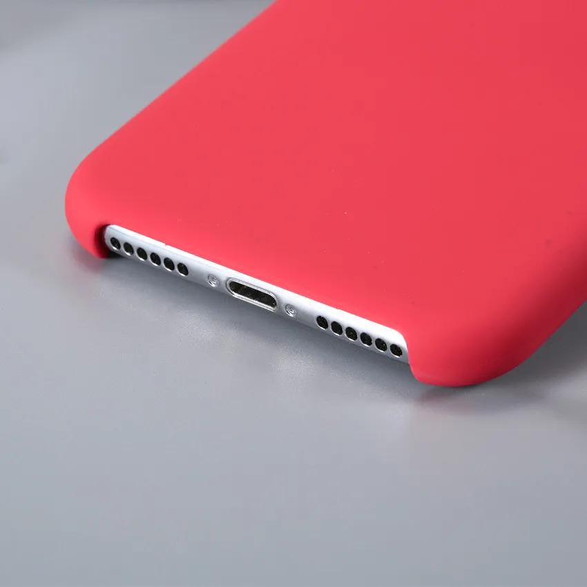 Мягкий резиновый силиконовый чехол для apple iphone xs max xr x 8 7 6 6s plus 5 5S se fundas официальная задняя крышка для телефона