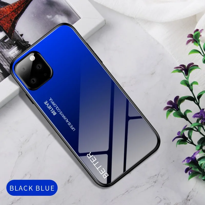 Чехол для iphone 11 Pro Max XR ударопрочный мраморный чехол из закаленного стекла Apple |