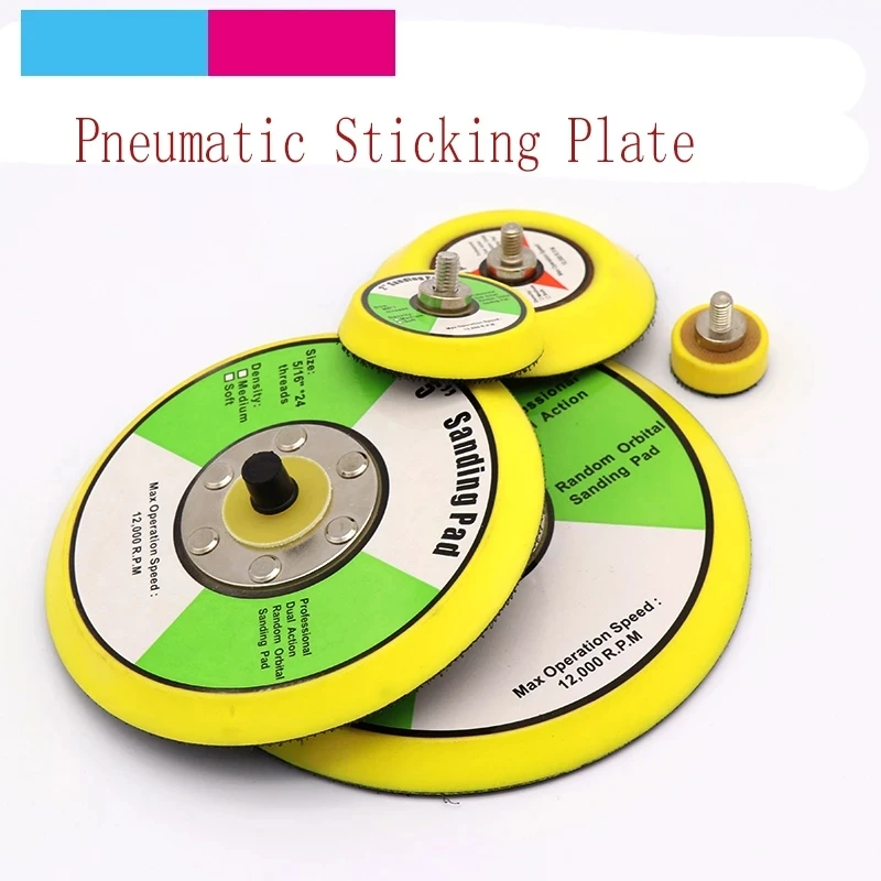 

1pcs Polishing Sanding Disc Pneumatic Self-adhesive Suction Cup Pad Sticky Disk 1-6 Inch Sandpaper Sucker For Electric Grinder