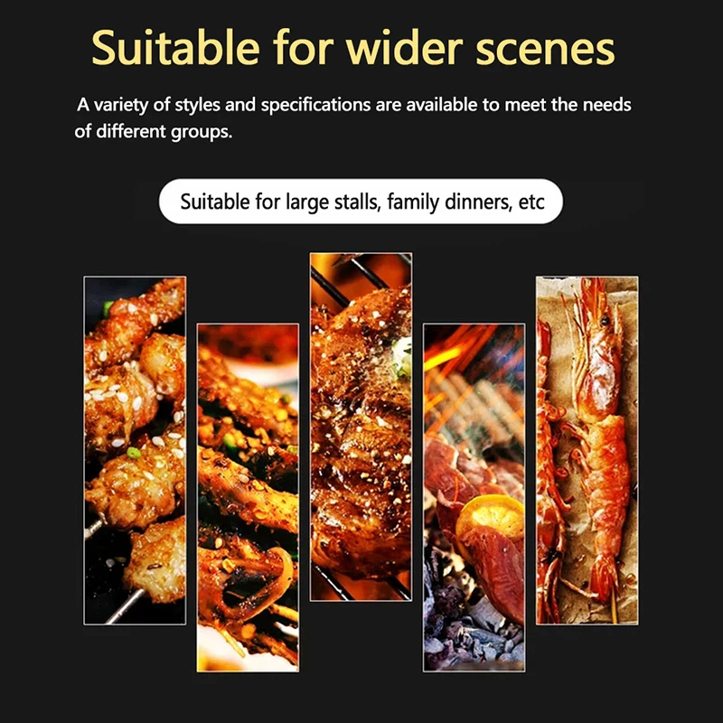 

8pcs 32 Inch Retractable Stainless Steel Barbecue Fork With 8 Colors And Bag Natural Wooden Handle