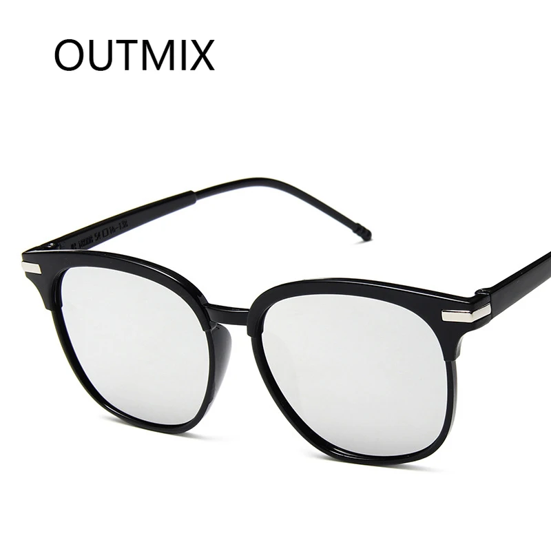 

OUTMIX Women Sunglasses Ladies Brand Designer Square Eyeglasses UV400 Lens Men Sun Glasses Fashion Colorful Shades Goggles