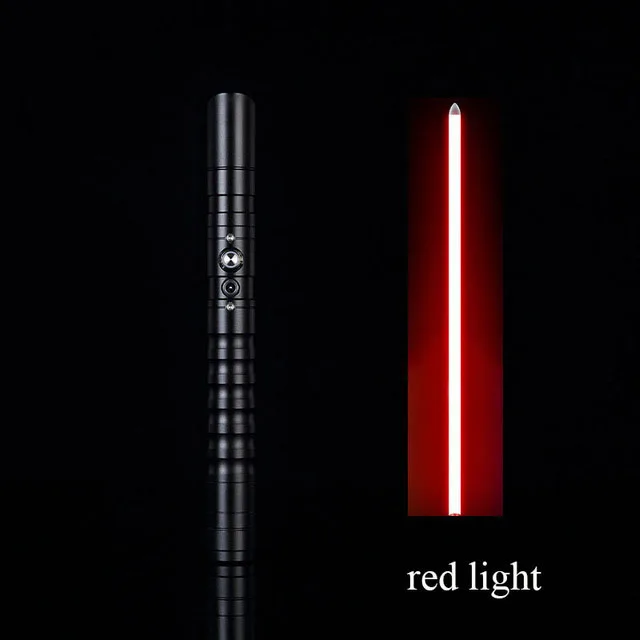 Black HD red Светильник Jedi Sith, металлический меч, лазерный маскарадный светильник, сабельные игрушки, светящийся подарок для детей, светильник для улицы, креативные войны, игрушки, палка, меч - Цвет: Black HD red