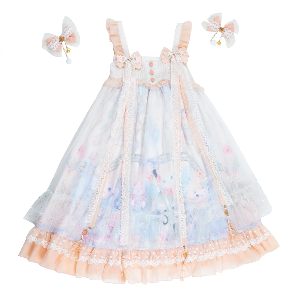 

Melonshow Sweet Lolita Dress Plus Size Victorian Dress Women Kawaii Clothes Lolita Skirt Summer Princess Dress Fairy Dress Girls