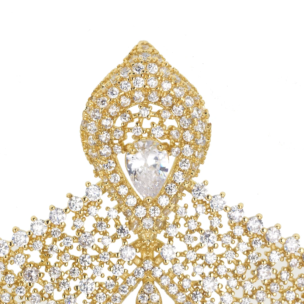 Тирим полные хрустальные короны фианиты тиары циркониевая головная повязка для