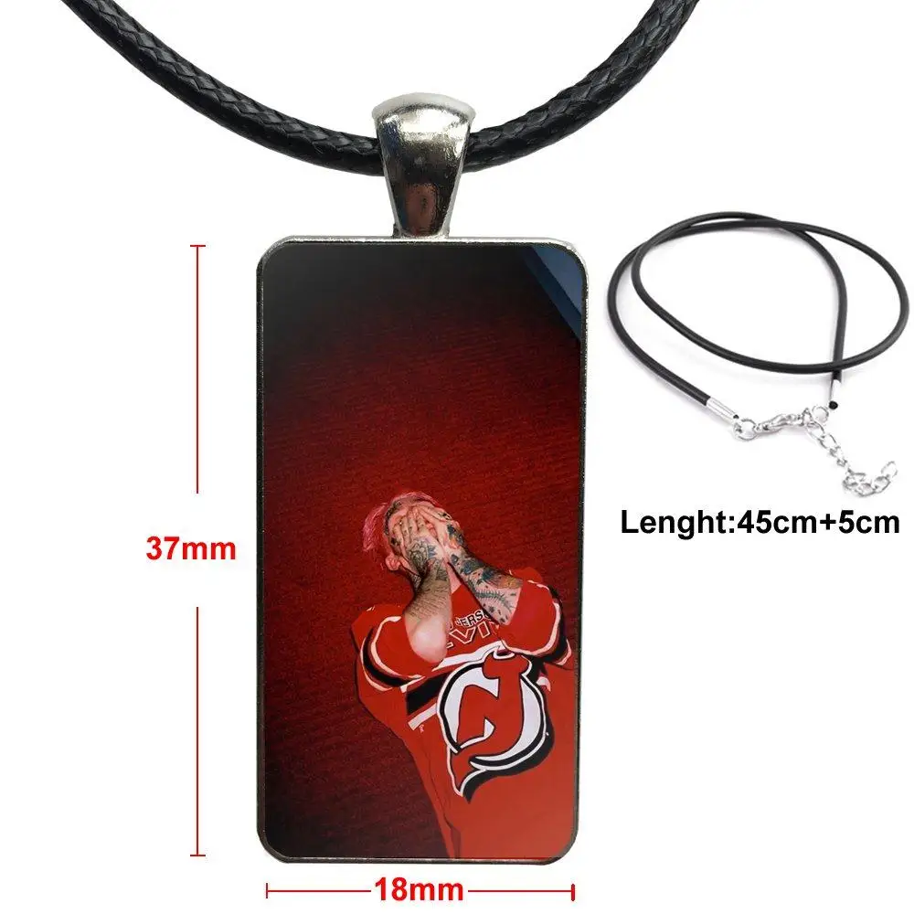 Lil Peep Bo Jewelry с покрытием из нержавеющей стали колье кабошоном Длинная подвеска