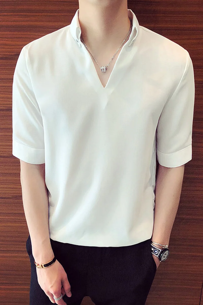 

Men Shirt 2020 Summer Mens Casual Short-sleeved Baggy Cotton Striped Button Beach Shirts Camisas Hombre