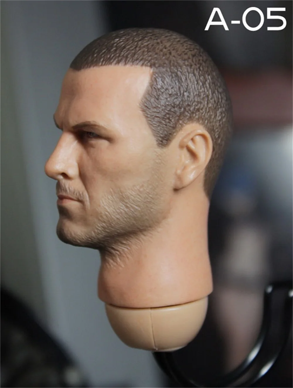 

1/6 Scale Football Star Head Sculpt Carved David Beckham Head Carving Fit 12" Action Figure Toy