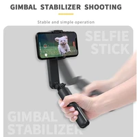 new automatic balance selfie stick tripod with light filling anti shake bluetooth remote gimbal stabilizer for ios andriod