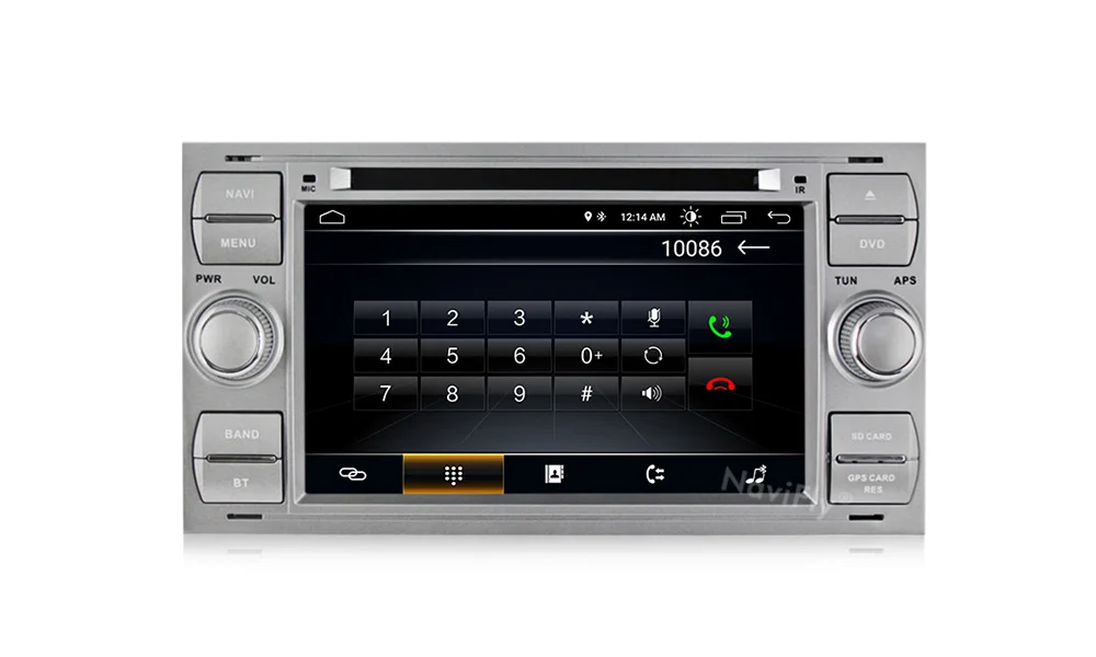 Android 9,0 Автомобильный мультимедийный DVD плеер для Ford Focus Kuga транзит с WI-FI BT gps навигации радио TDA7851 3g