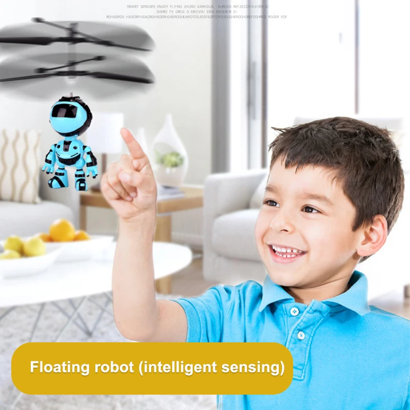 Умный радиоуправляемый робот с ручным датчиком электронный самолет Санта