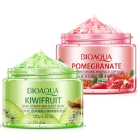 120g bioaqua sleeping mask no wash pomegranate kiwif fruit face masks skin care for moisturizing soothing repair night cream