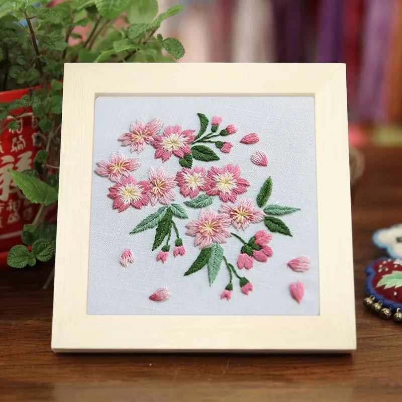 

Парчовая Hao ручная вышивка, материал «сделай сам», сумка, ткань для начальной школы, искусство, маленькая картина, творчество, вышивка Lu, стил...